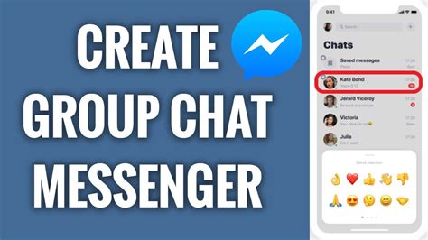 Create a group chat on Messenger 